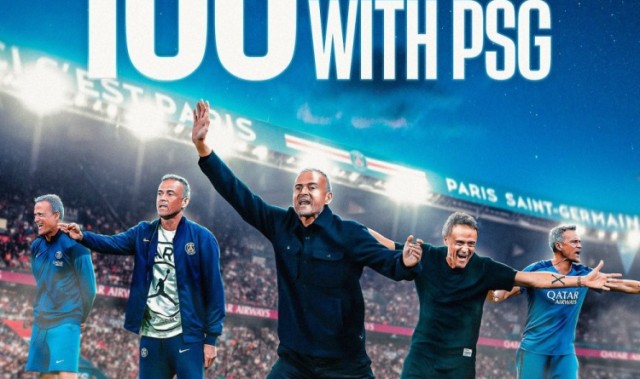 开云APP-功勋主帅！恩里克执教巴黎100胜，俱乐部官方晒海报祝贺