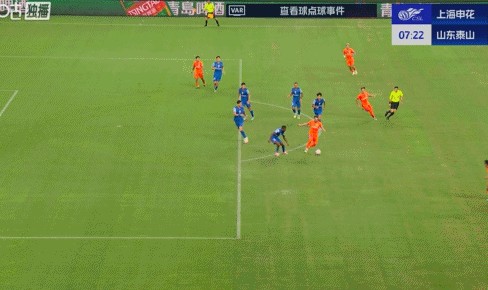 中超半场：汪海健角球破门，卡扎伊双响，申花暂2-2泰山